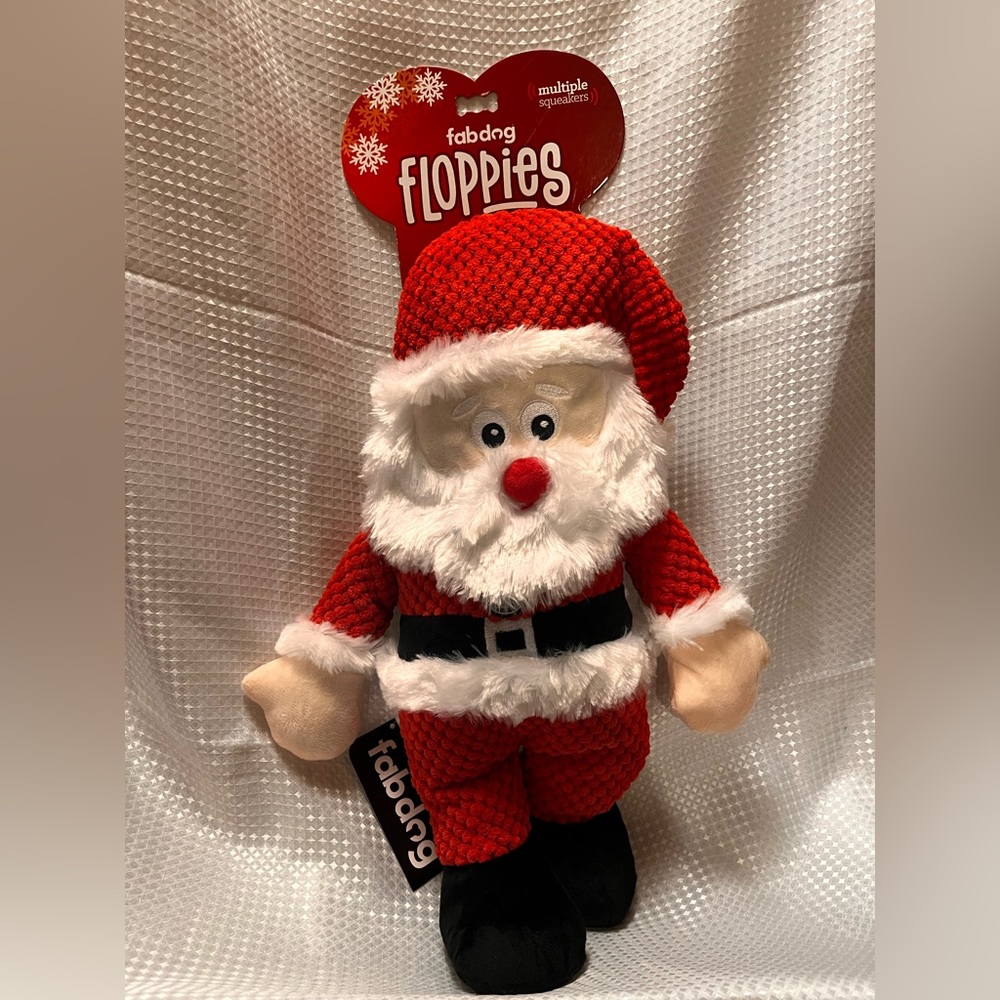 Fabdog Santa Clause Dog Toy